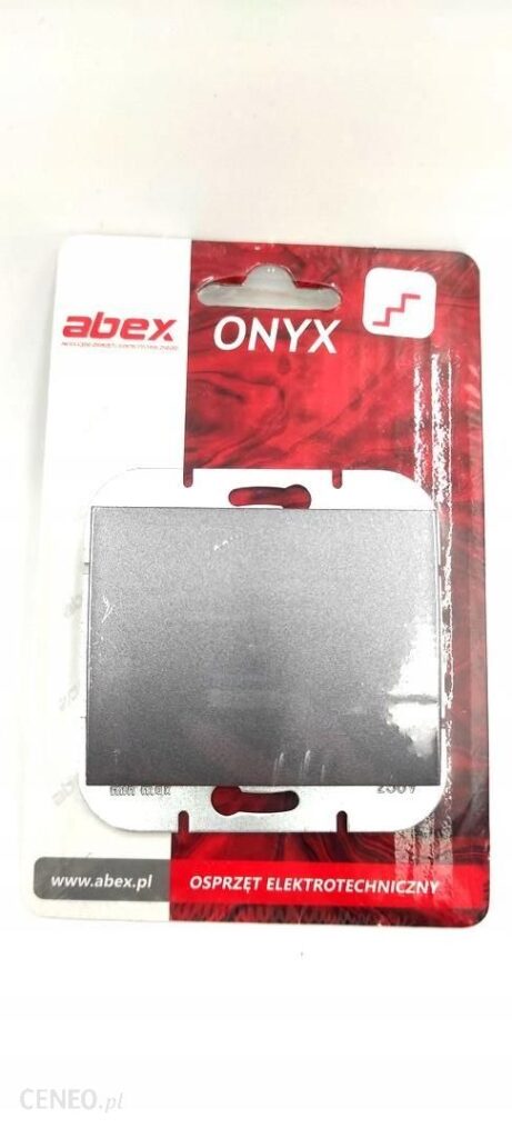 Abex Wyłącznik Schodowy -Onyx- P/T; Antracyt Abex Wyłącznik Schodowy -Onyx- P/T; Antracyt