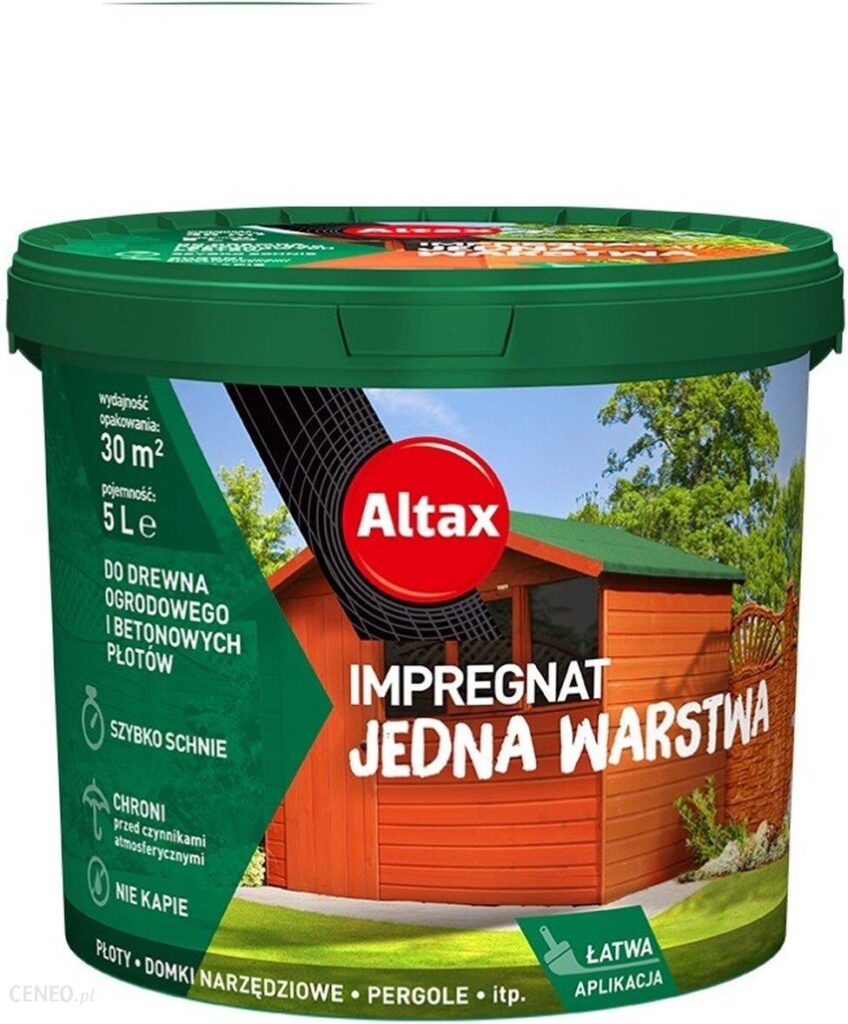 Altax Impregnat do drewna Ogrodowego 5l Palisander