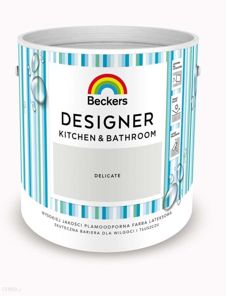 Beckers Emulsja Designer Kitchen&Bathroom Delicate 2,5 L Beckers Emulsja Designer Kitchen&Bathroom Delicate 2,5 L