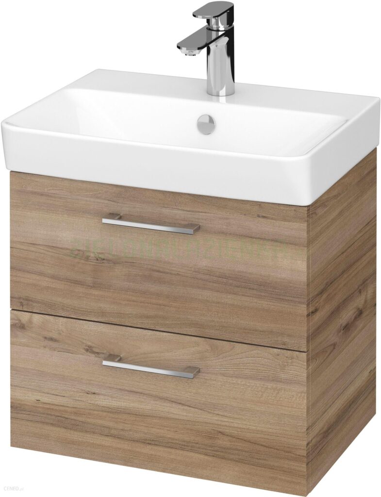 Cersanit Mille 50 Umywalka Z Szafką Orzech S801322Dsm Cersanit Mille 50 Umywalka Z Szafką Orzech S801322Dsm