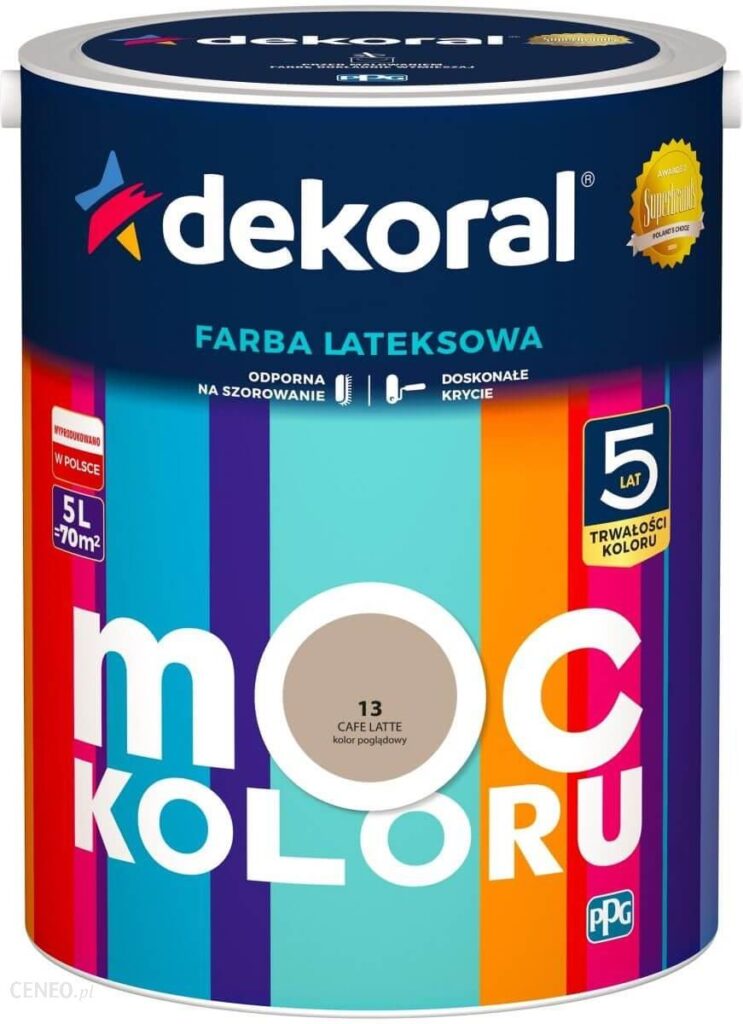 Dekoral Moc Koloru Cafe Latte 5L