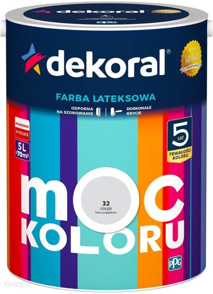 Dekoral Moc Koloru Gołębi 5L