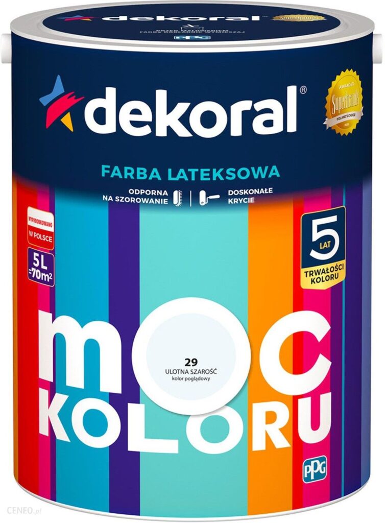 Dekoral Moc Koloru Ulotna szarość 5L