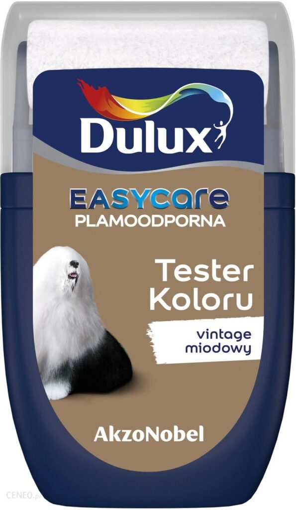 Dulux Easy Care Vintage Miodowy 0,03L Tester+ Mini Wałeczek
