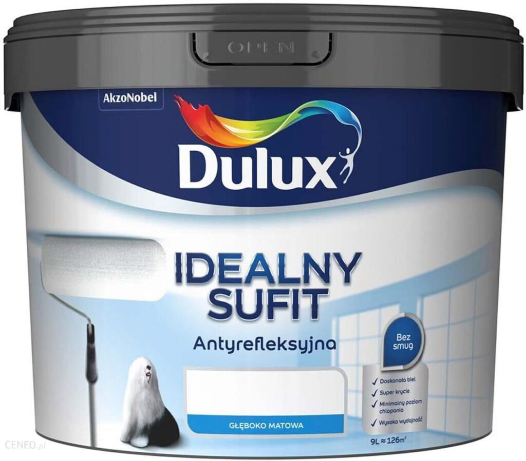 Dulux Emalia Idealny Sufit White 9 L