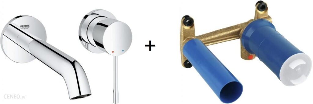 Grohe Essence New Bateria + Element Do Zabudowy Podtynkowej (19408001+23571000) Grohe Essence New Bateria + Element Do Zabudowy Podtynkowej (19408001+23571000)