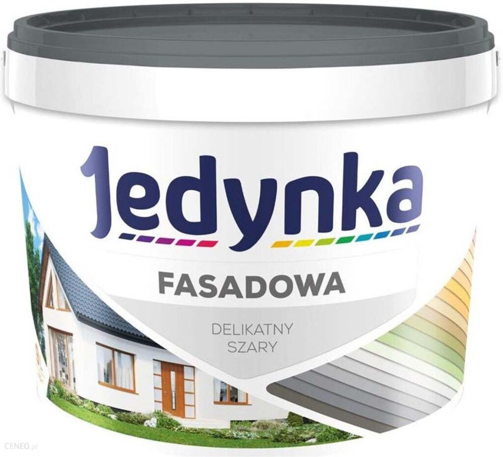 Jedynka Emulsja Fasadowa Delikatny Szary 2,7 L