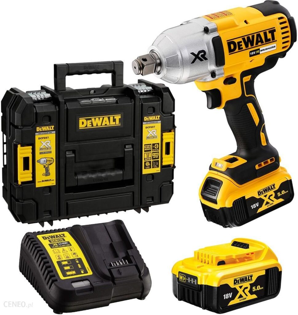 Klucz udarowy DEWALT DCF897P2 950Nm 18V 3/4″ 2x5Ah