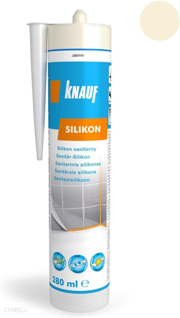 Knauf Silikon Sanitarny Jaśmin 280 Ml Knauf Silikon Sanitarny Jaśmin 280 Ml