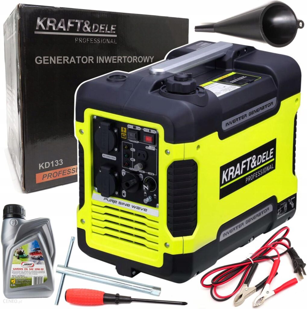 Kraft&Dele Agregat Prądotwórczy Generator Inwertorowy 1,9kW KD133 Kraft&Dele Agregat Prądotwórczy Generator Inwertorowy 1,9kW KD133