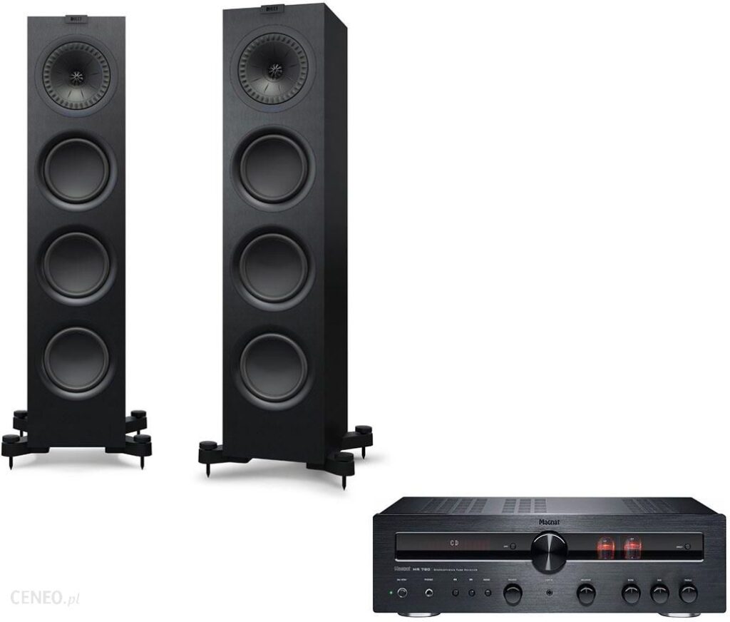 Magnat MR 780 Czarny + Kef Q750 Czarny
