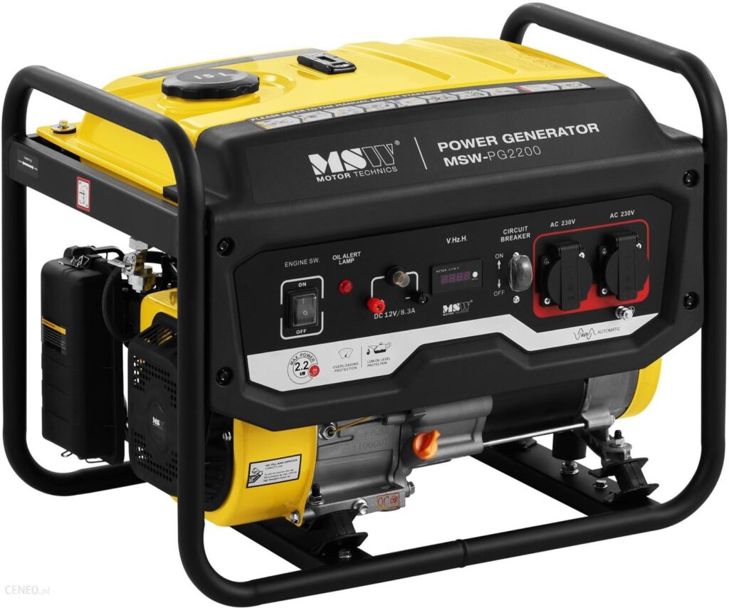 Msw Agregat Prądotwórczy 2200 W 230V Ac MSWPG2200