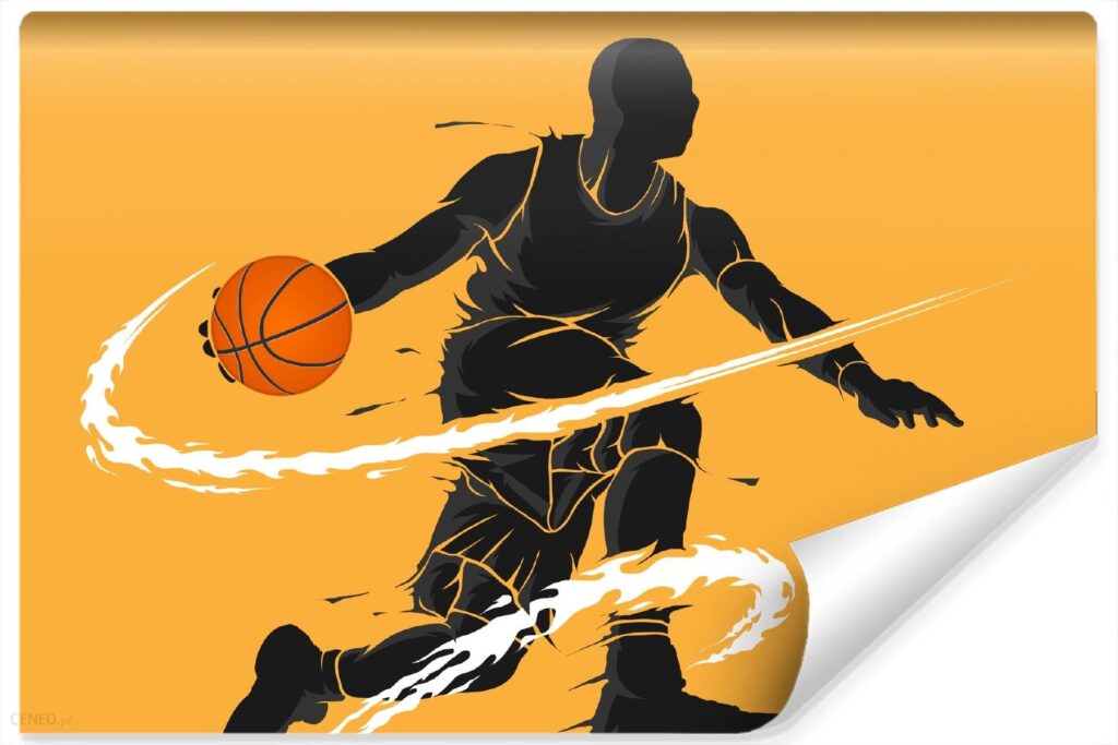 MURALO FOTOTAPETA DLA MŁODZIEŻY SPORT KOSZYKÓWKA 180X120