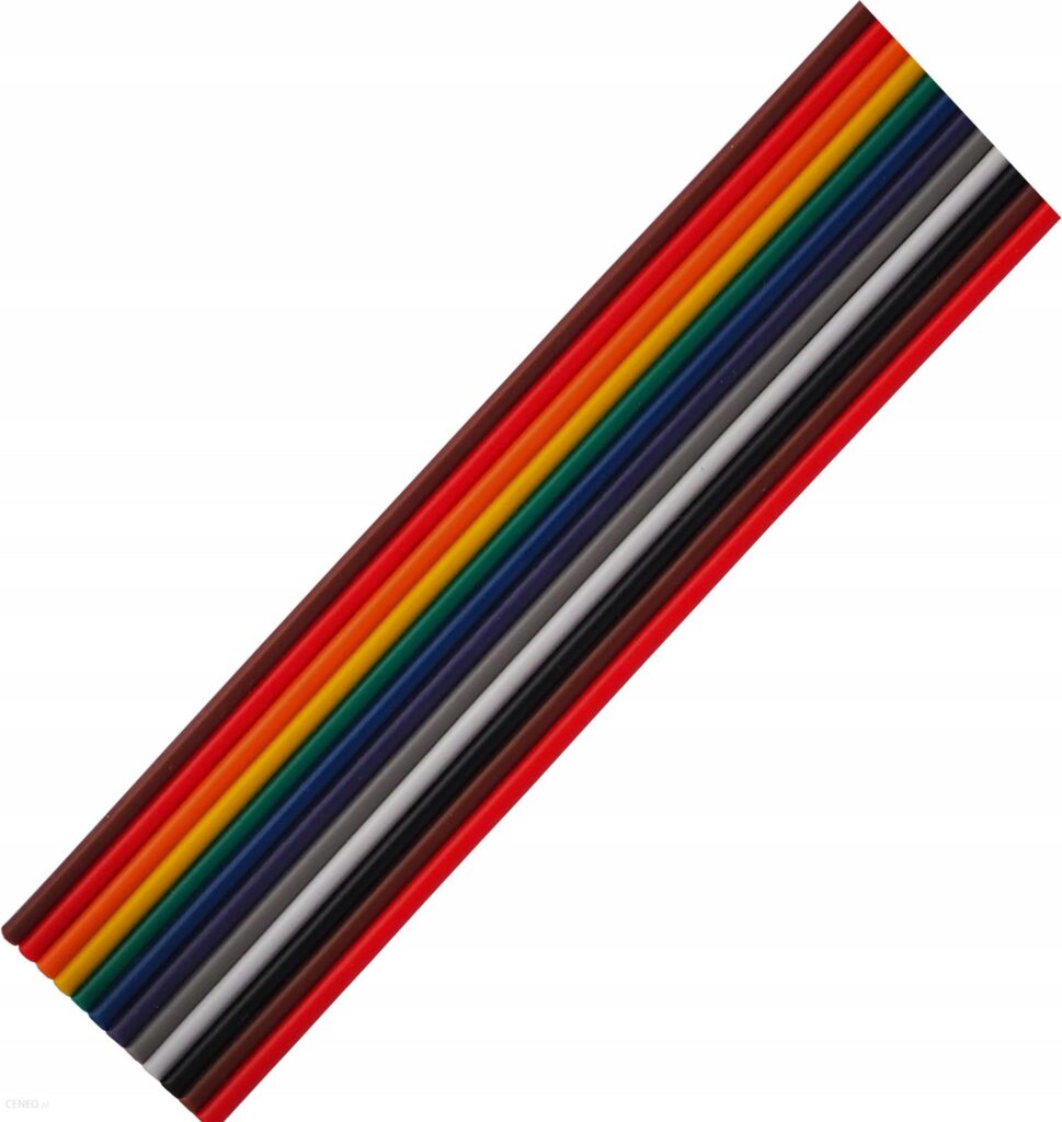 Przewód wstążkowy taśma TLWY 12 x 0,8mm 20AWG 0.5m