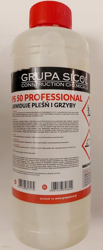 PS50 Professional Preparat Na Pleśń Grzyby 1L