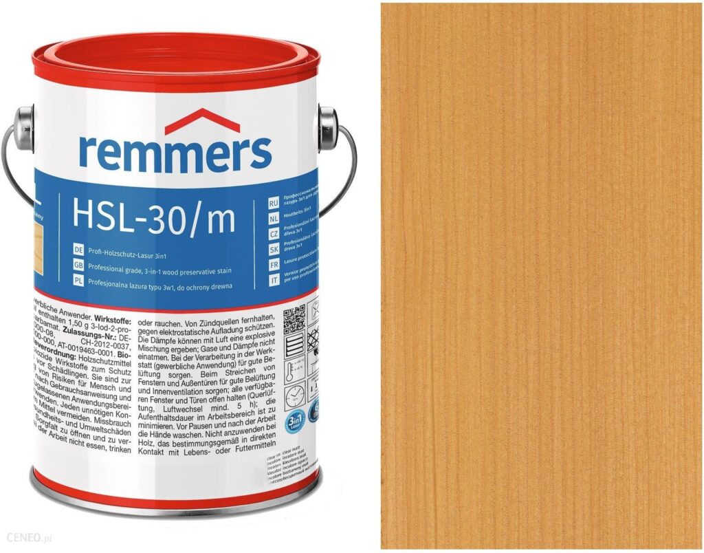 Remmers Hsl-30 Profi Hk-Lasur Dąb Jasny 10L Remmers Hsl-30 Profi Hk-Lasur Dąb Jasny 10L