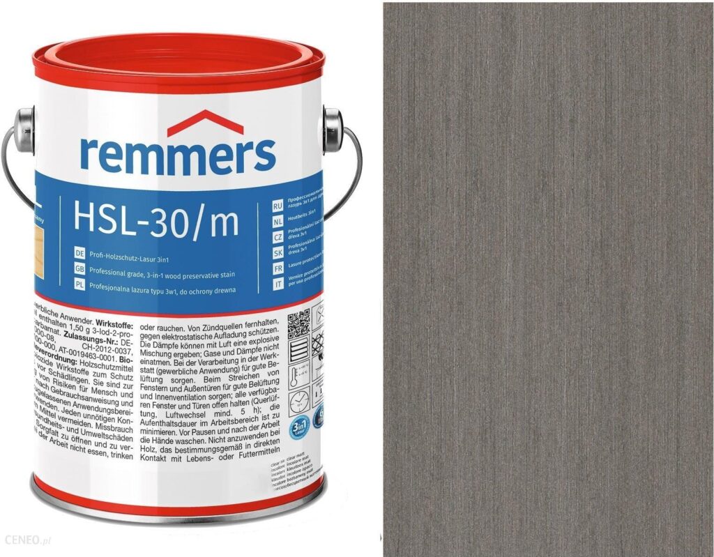 Remmers Hsl-30 Profi Hk-Lasur Grafitowy 10L Remmers Hsl-30 Profi Hk-Lasur Grafitowy 10L