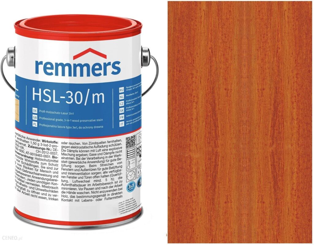 Remmers Hsl-30 Profi Hk-Lasur Mahoń 2,5L Remmers Hsl-30 Profi Hk-Lasur Mahoń 2,5L