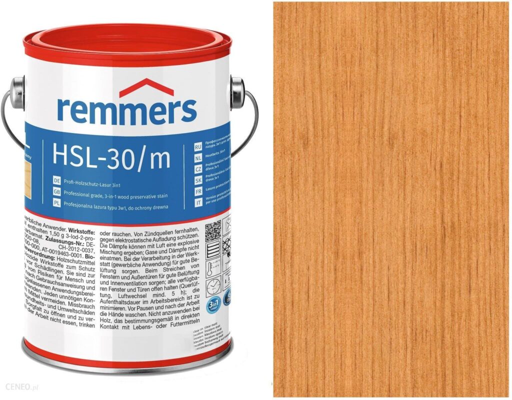 Remmers Hsl-30 Profi Hk-Lasur Pinia Modrzew 20L
