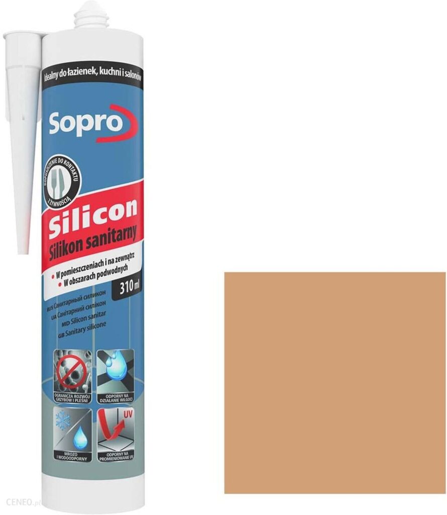 Sopro Silikon Sanitarny 057 Karmel 310 Ml