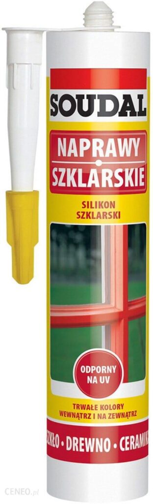 Soudal Silikon Szklarski 280 Ml Biały Soudal Silikon Szklarski 280 Ml Biały
