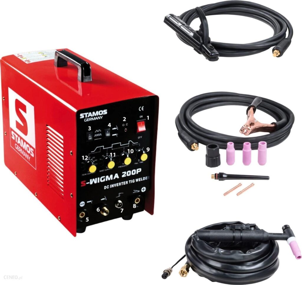 Stamos Spawarka S-Wigma 200P Tig Dc Mma 200A 1000200 Stamos Spawarka S-Wigma 200P Tig Dc Mma 200A 1000200