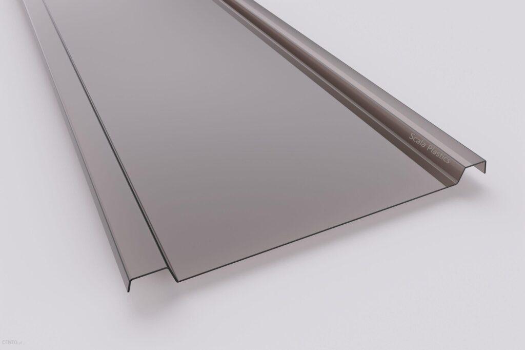 Suntuf Ez-Glaze Płyta Poliwęglanowa 688x4500mm Grafitowy Suntuf Ez-Glaze Płyta Poliwęglanowa 688x4500mm Grafitowy