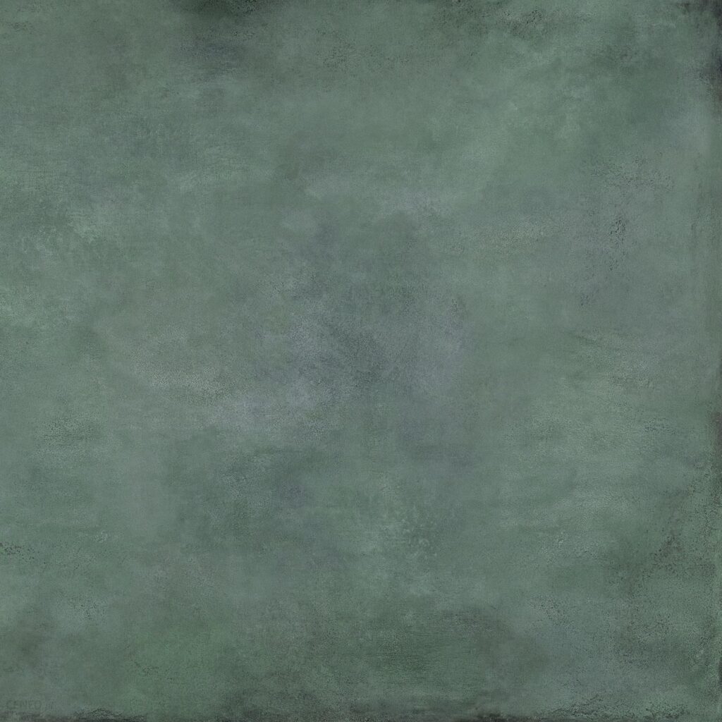Tubądzin Patina Plate Green Mat Gres Rektyfikowany 59,8X59,8 Tubądzin Patina Plate Green Mat Gres Rektyfikowany 59,8X59,8