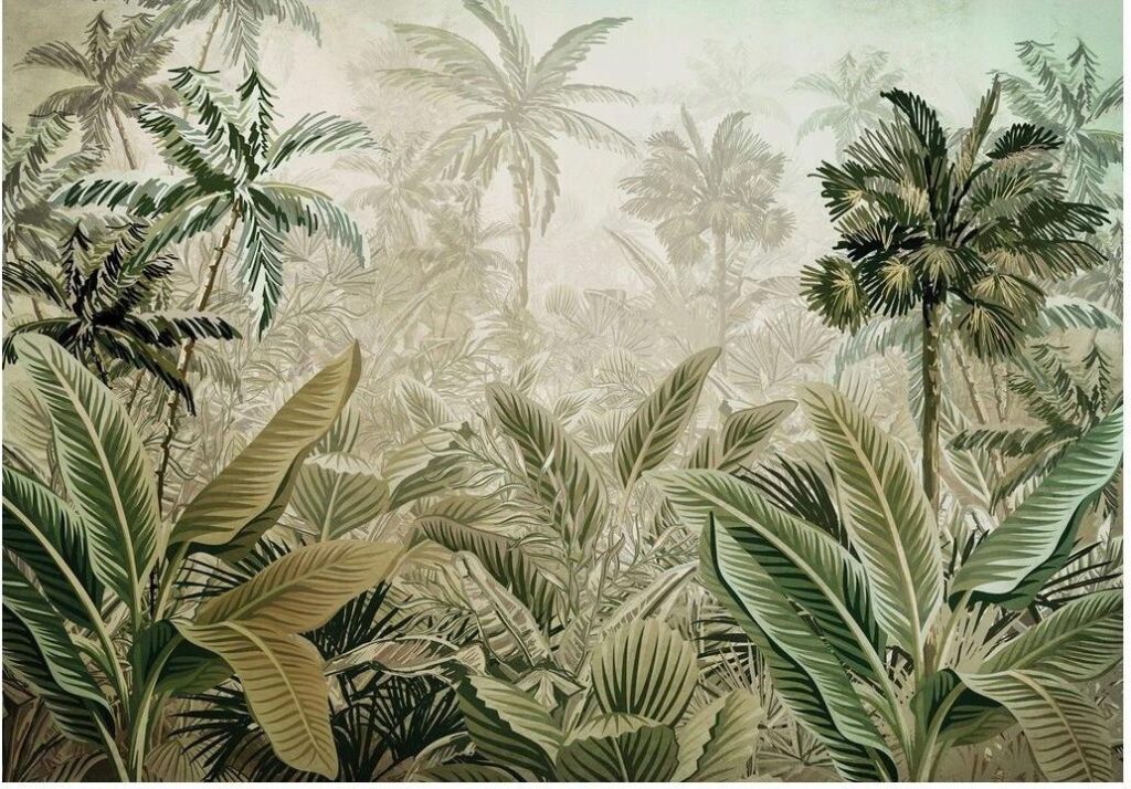 Wallarena Fototapeta Dżungla Słoneczna 3D Amazonia 312X219