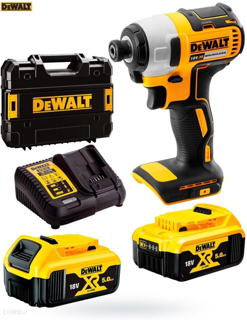 Zakrętarka udarowa BL aku 18V 2x5Ah 170Nm DeWALT DCF787P2