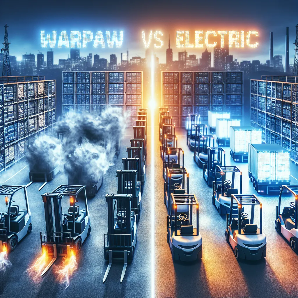 Przegląd wózków widłowych w Warszawie: Optymalny wybór między wózkami spalinowymi a elektrycznymi