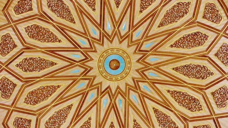 AS CREATION TAPETA BEŻOWA GLAMOUR ORNAMENT WINYLOWA