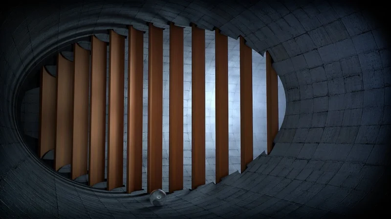 Tapeta 3D tunel As Creation The Wall 38282-1