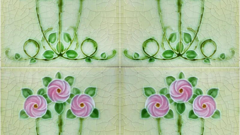 Tubądzin Patina Plate Green Mat Gres Rektyfikowany 59,8X59,8