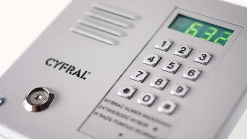 Vidos Zestaw Wideodomofonu Natynkowego Z Czytnikiem Rfid I Szyfratorem (S20DAM320W)